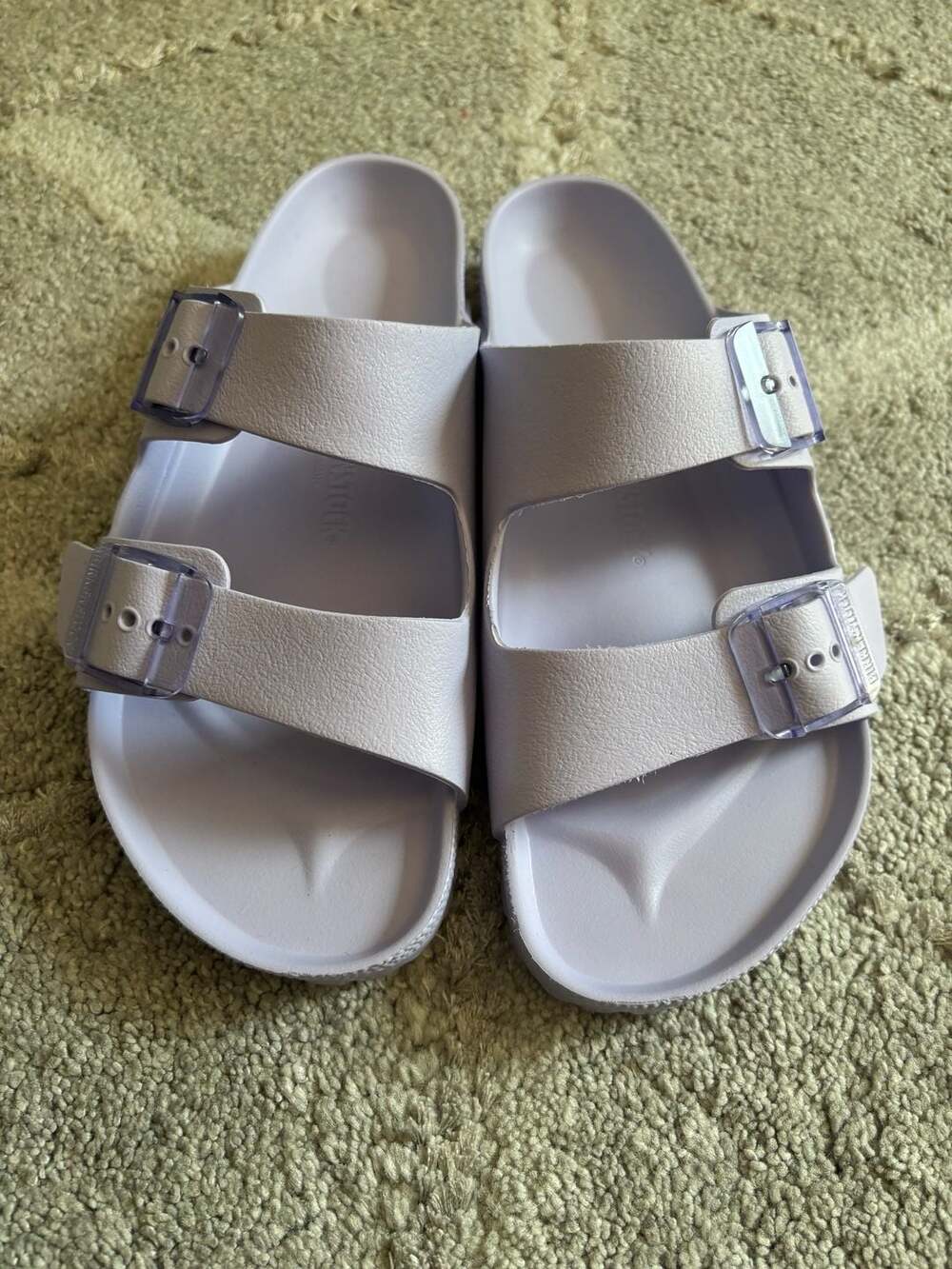 Birkenstock Arizona Essentials EVA Slide Sandals Lavender